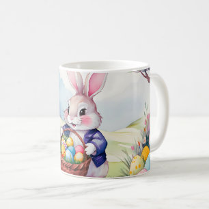 Happy little rabbit 1, Easter Coffee Mug