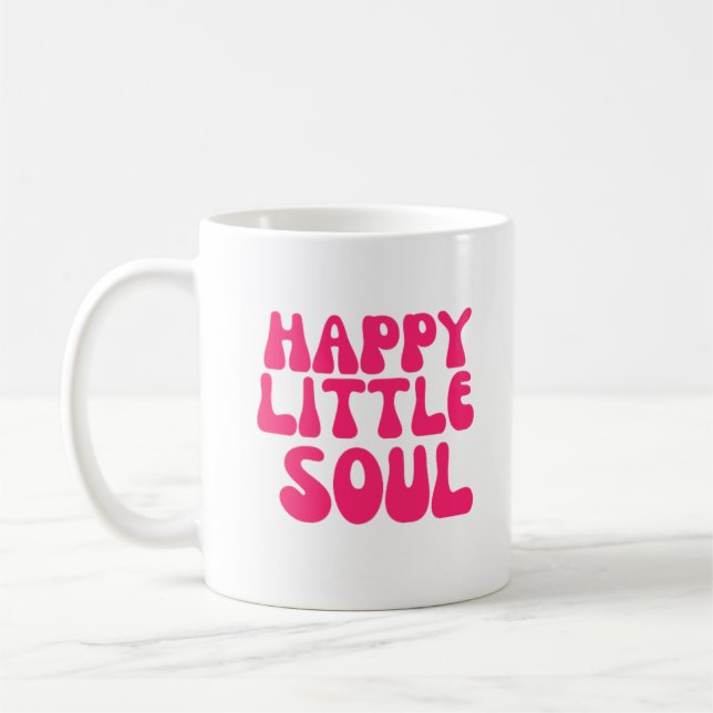 Happy little soul coffee mug (Left)