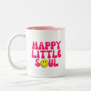 Happy little soul Two-Tone coffee mug
