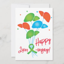 Happy Liver-versary Customisable Invitation