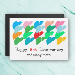 Happy Liver-versary & Many More Magnet Card