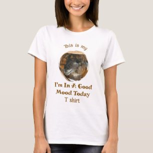 Happy Llama Good Mood Humorous Funny T-Shirt