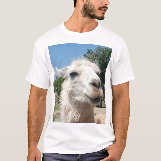 Happy Llama T-Shirt (Front)