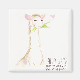 Happy Llama Yummy! Magnet