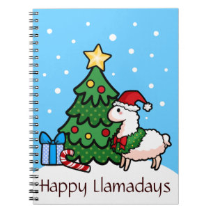 Happy Llamadays Notebook