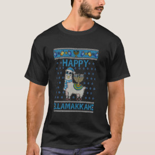 Happy Llamakkah Funny Llama Ugly Hanukkah Sweater