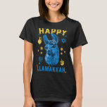 Happy Llamakkah Hanukkah Llama Chanukah Alpaca Col T-Shirt<br><div class="desc">Happy Llamakkah Hanukkah Llama Chanukah Alpaca Colourful</div>