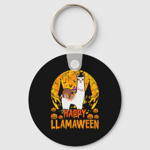 Happy Llamaween Llama Sloth Halloween Costume  Key Ring