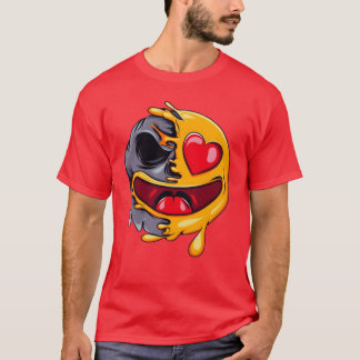 Happy love emoticon with love eyes boy T-Shirt