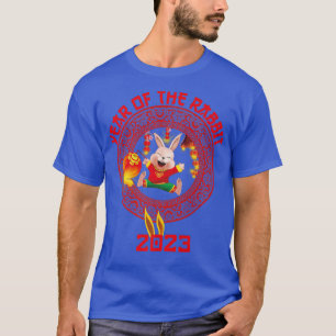 Happy Lunar New Year 2023, Cute Chinese Rabbit Dec T-Shirt