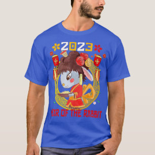 Happy Lunar New Year 2023 Cute Chinese Rabbit Deco T-Shirt