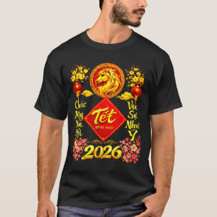 Happy Lunar New Year 2026 Year Of The Horse Tet Ng T-Shirt