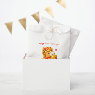 Happy Lunar new year horse Favour Bag