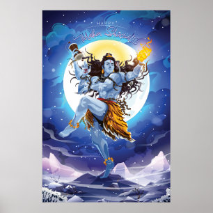 Happy Maha Shivratri, Lord Shiva Poster