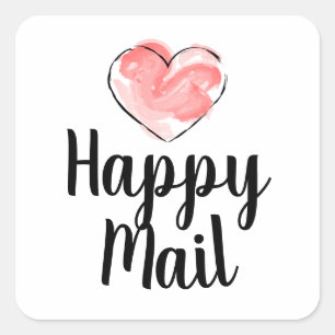 Happy Mail Business Sticker - Cute Heart