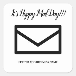 Happy Mail Decorative Stickers- Envelope Sticker