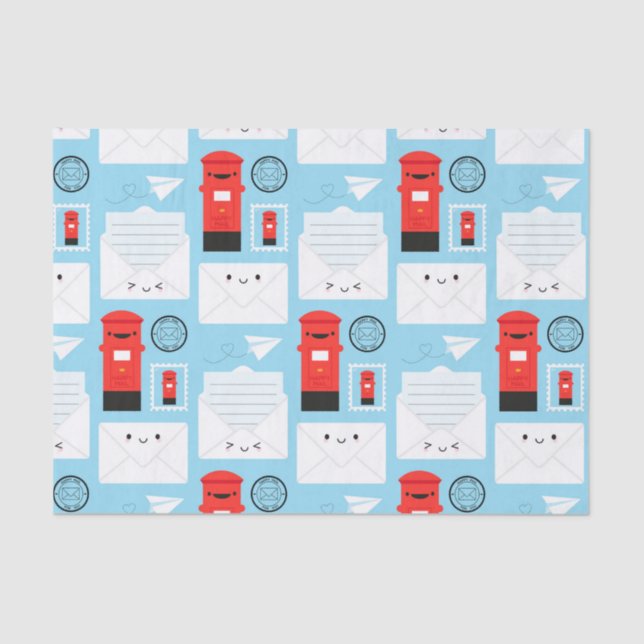 Happy Mail - Kawaii Post Tissue Paper (Front)