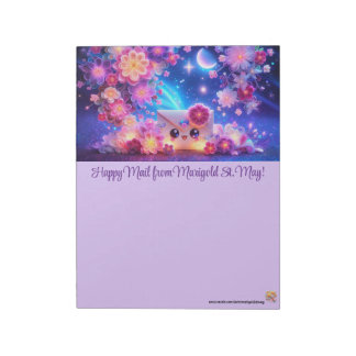 Happy Mail Stationery for Snail Mail Notepad