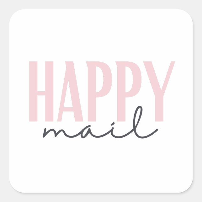 Happy Mail Stickers  (Front)