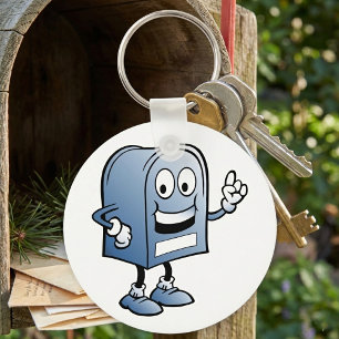 Happy Mailbox Key Ring