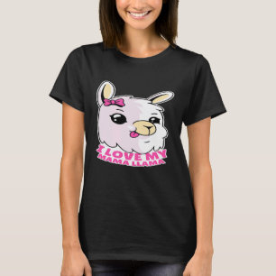 Happy Mama Llama Design for Mothers Day T-Shirt