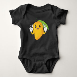 Happy Mango Summer Fruit Lover Baby Bodysuit