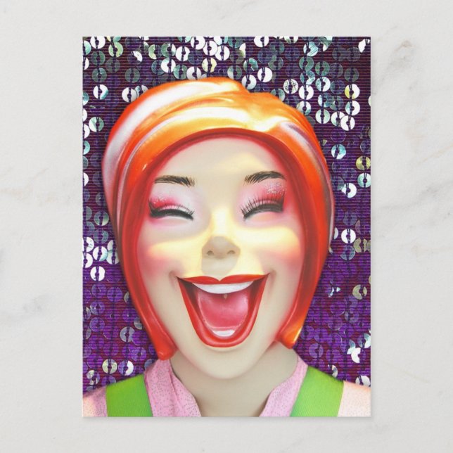 Happy Mannequin 8 Pk. Postcards (Front)