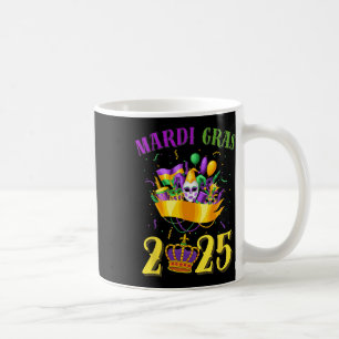 Happy Mardi Gras 2025 Tee Carnival Mardi Gras 2025 Coffee Mug