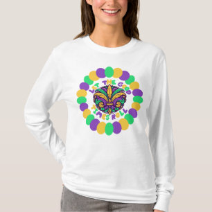 Happy Mardi Gras fleur-de-lis T-Shirt