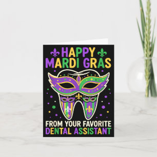 Happy Mardi Gras From Your Favorite Dental Istant Card