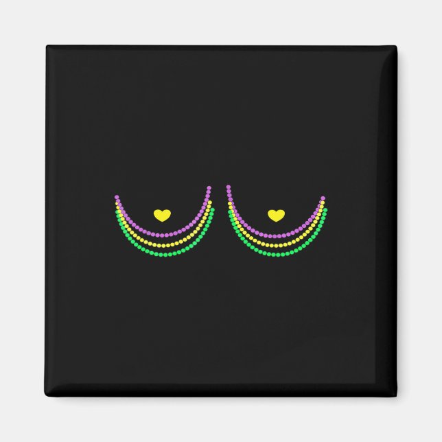 Happy Mardi Gras Funny Mardi  Magnet (Front)