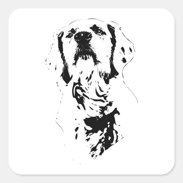 Happy Mark, Light Spirit Square Sticker (Front)