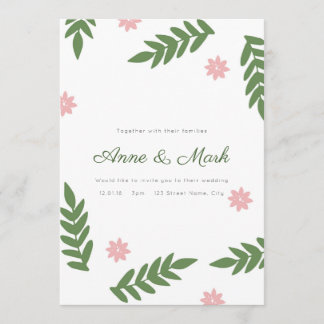 Happy Marriage Invitation Card