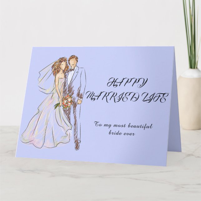 Happy Married Life Card (Front)