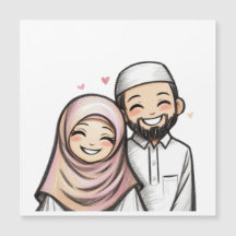Happy Married Muslim Couple