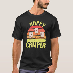 Happy Marshmallow Camper Cute For Kids Women Men T-Shirt