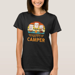 Happy Marshmallow Camper Cute For Kids Women Men T-Shirt
