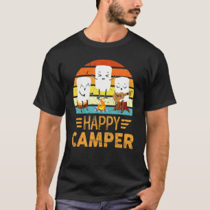 Happy Marshmallow Camper Cute For Kids Women Men T-Shirt