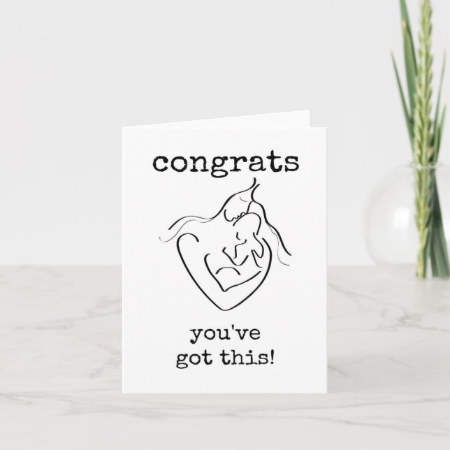Happy Maternity Leave, Card (Front)