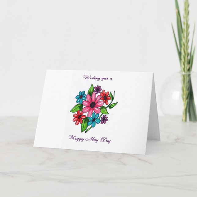 Happy May Day Card (Front)