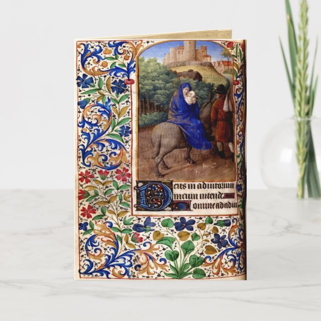 Happy Mediaeval Christmas Card (Front)