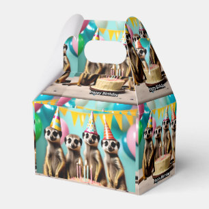 Happy Meerkat Birthday,  Favour Box