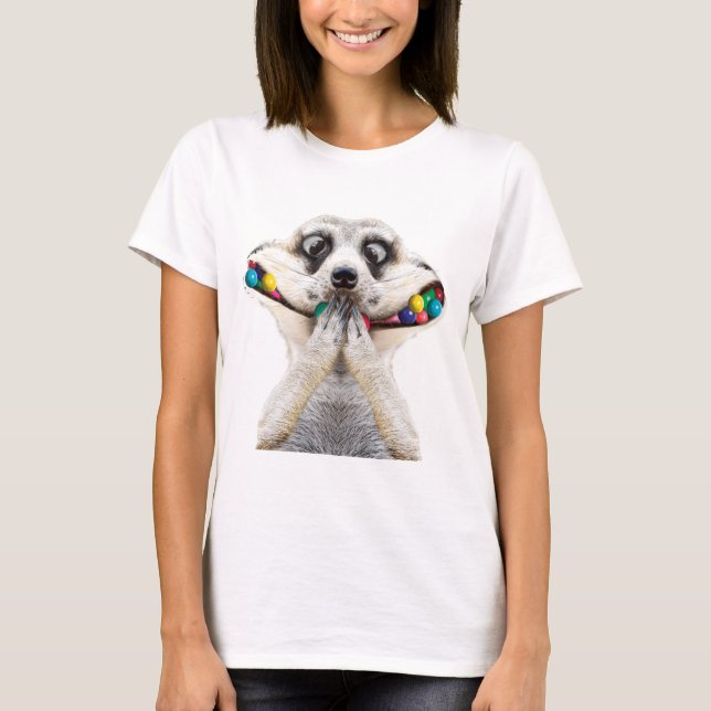 Happy Meerkat T-Shirt (Front)