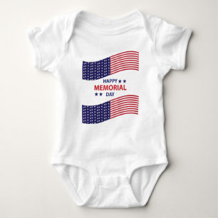 Happy Memorial Day    Baby Bodysuit