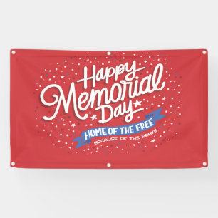Happy Memorial Day Banner