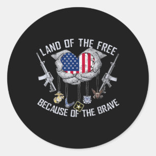 Happy Memorial Day Gifts Patriotic American Flag Classic Round Sticker
