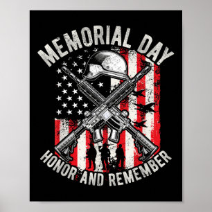 Happy Memorial Day Patriot Gift Design Patriotic Poster
