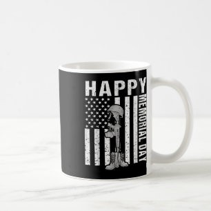 Happy Memorial Day Shirt Usa Flag Patriotic Kids Coffee Mug