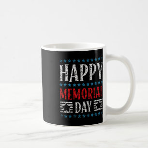 Happy Memorial Day Veteran Military Combat Coffee Mug