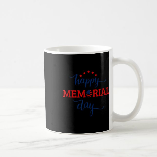 Happy Memorial Day - We Will Never Forget Gift  Coffee Mug (Right)